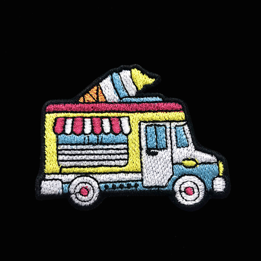 EMB02 Embroidery Patch Transfer sample from the original CSTAR sample page
